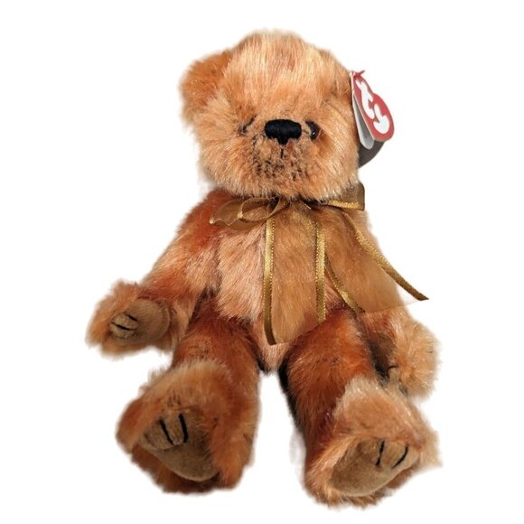 TY Attic Treasures ~ "CLAY" the Jointed Bear 1993 Collectible Bear Retired - Picture 1 of 12